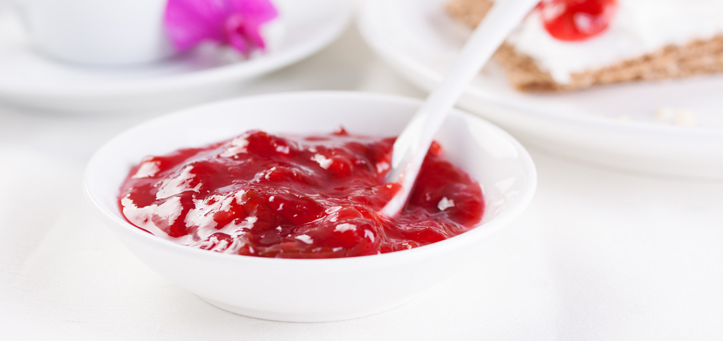 Homemade strawberry jam