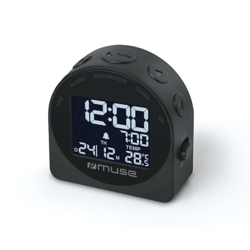Digital clock M-09C MUSE Battery Black