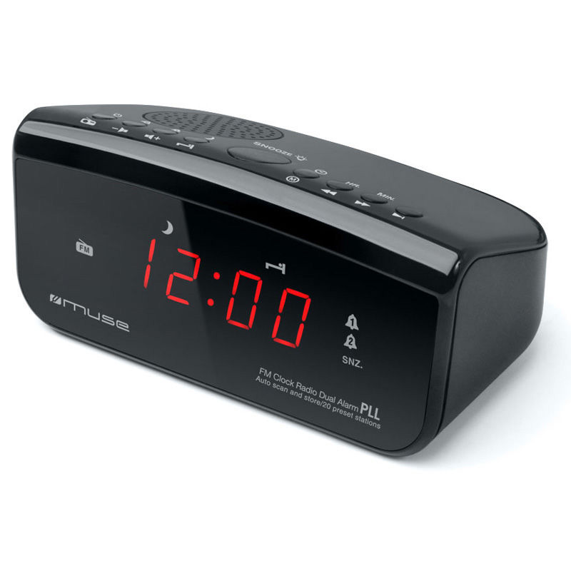 Radio clock M-12CR MUSE Battery-electric digital