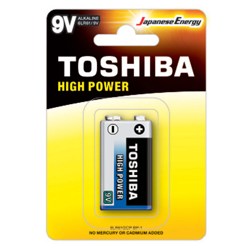 Battery TOSHIBA 9V-6LR61GCP BP-1