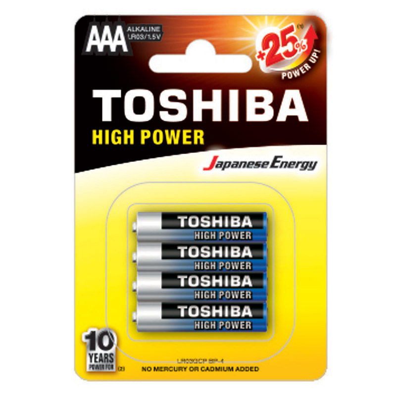 Battery TOSHIBA AAA-LR03GCP BP-4