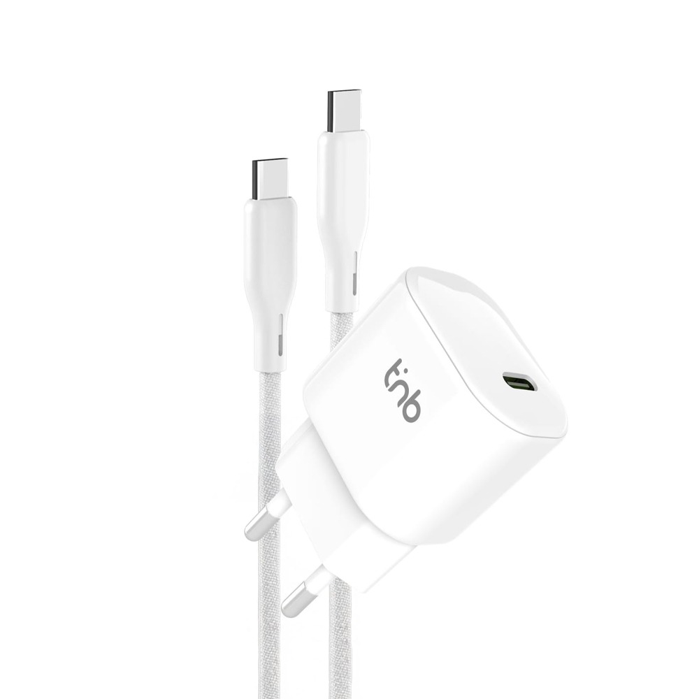Φορτιστής κινητών 30W USB-C CHPDTC30BL λευκός TnB