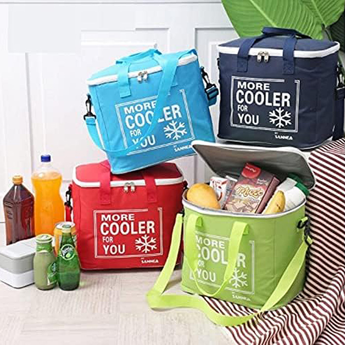 Cooler bag with carrying strap & zipper 36x23x36 cm TNS 03-950-3447