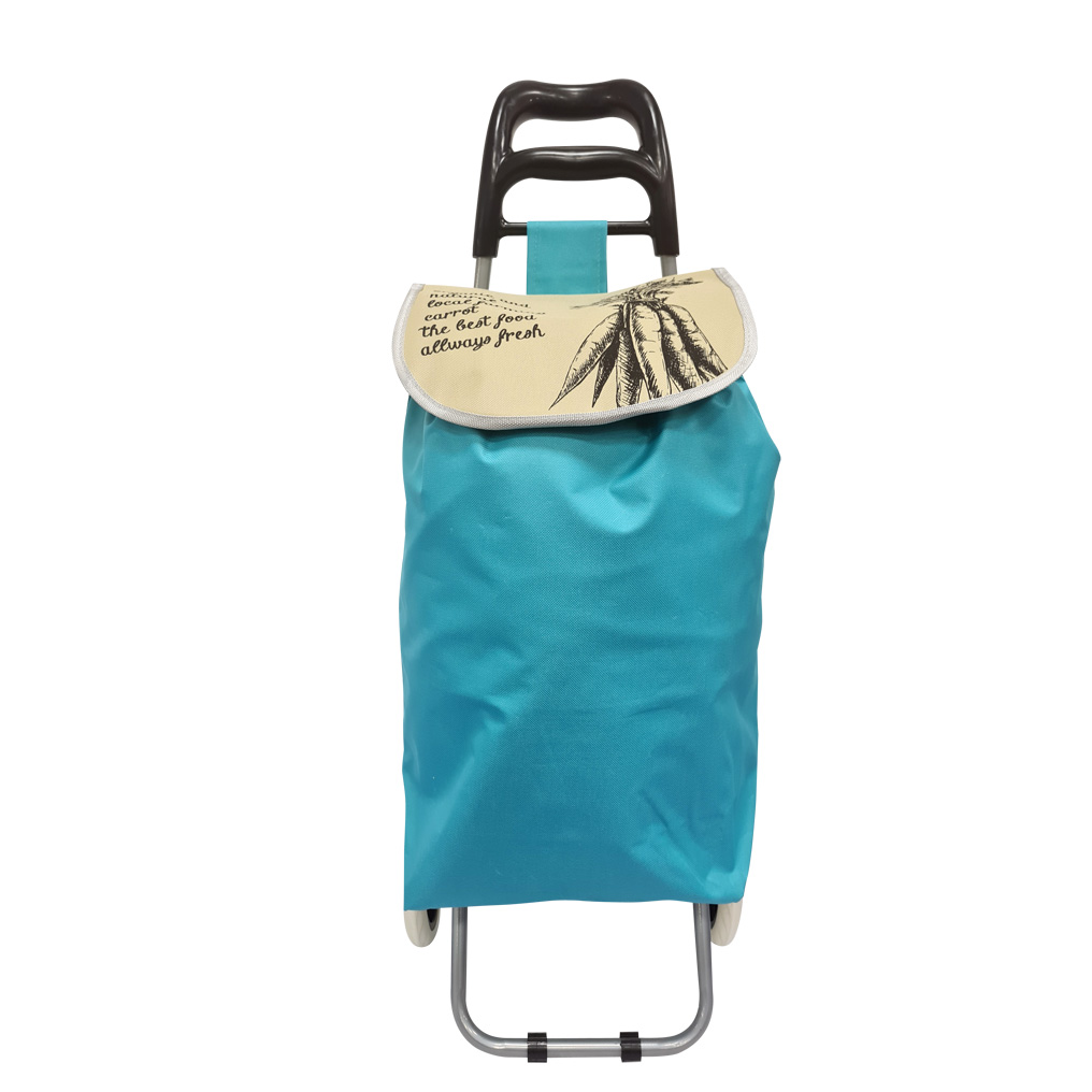 Καρότσι για ψώνια Carrot Γαλάζιο 50x20x95 εκ. 33lt TNS 09-950-0580