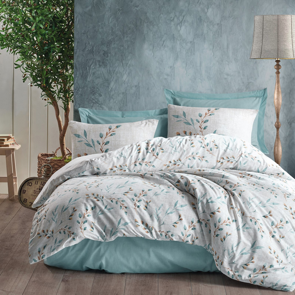 Σετ κρεβατιού Lendell 100% Βαμβάκι Παπλωματοθήκη + Σεντόνι + Μαξιλαροθήκη