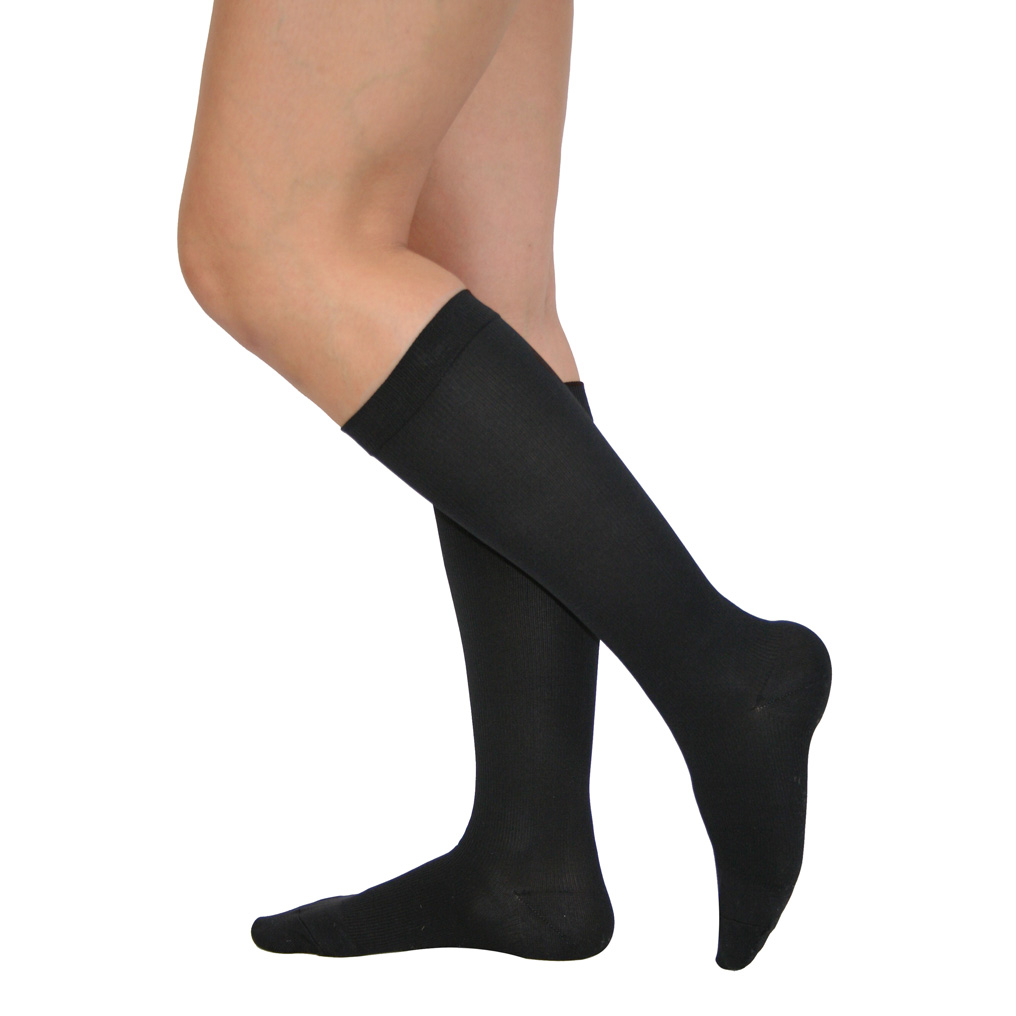 Relaxation compression socks Venoform black 2 pairs set