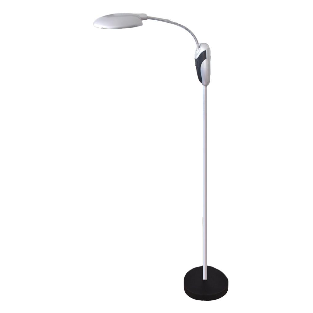 Cordless reading floor lamp 16 LED 45-140 cm