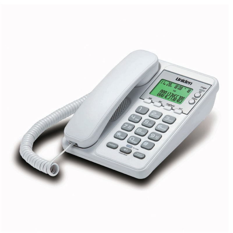 Desktop phone with screen UNIDEN AS6404 White