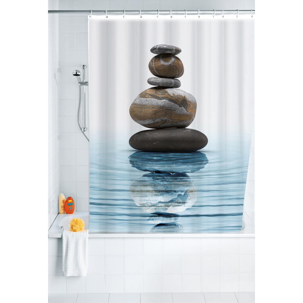 Shower curtain Meditation Polyester 180x200 cm 20961100