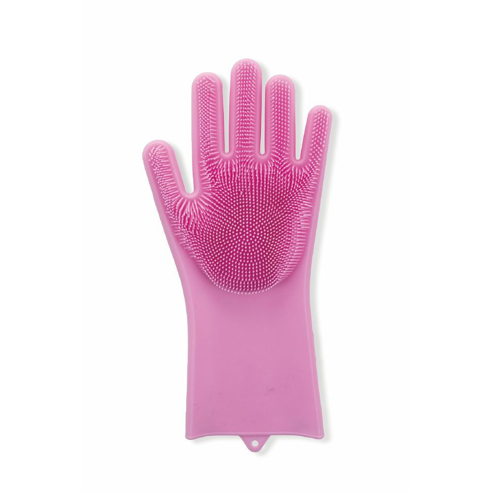 Multipurpose silicone gloves with bristles universal size assorted Galileo 2 pcs