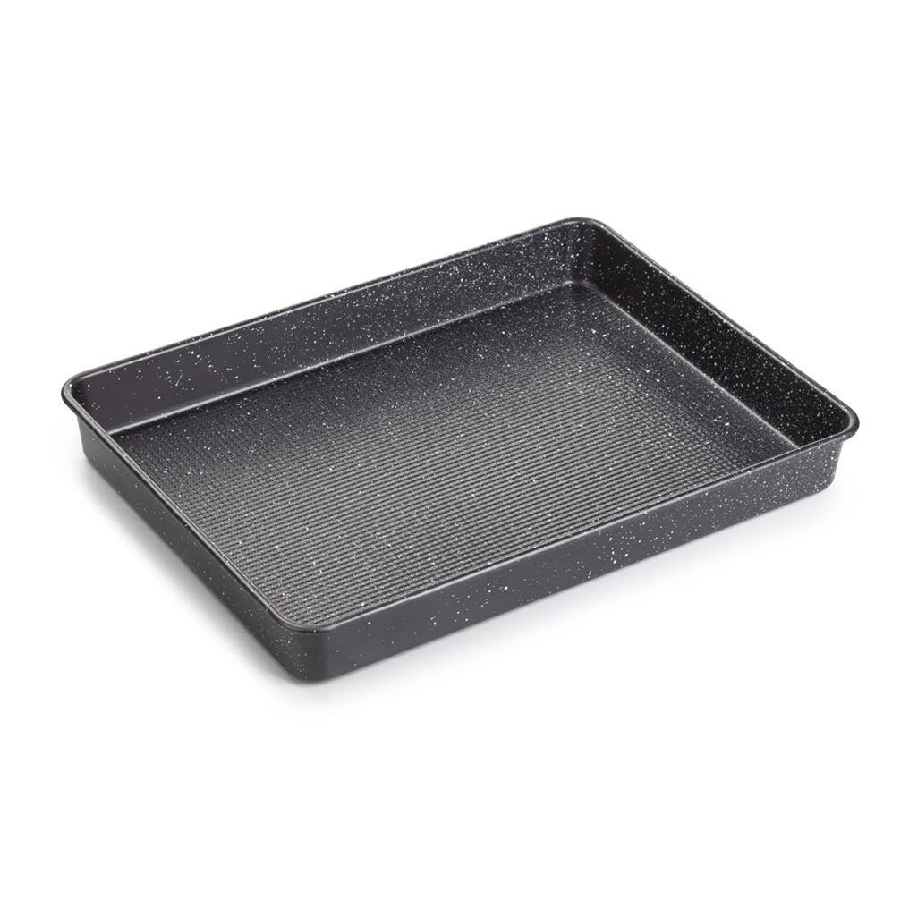 Αντικολλητικό ταψί Rosmarino BakerPro 38x28x5 εκ. γκρι