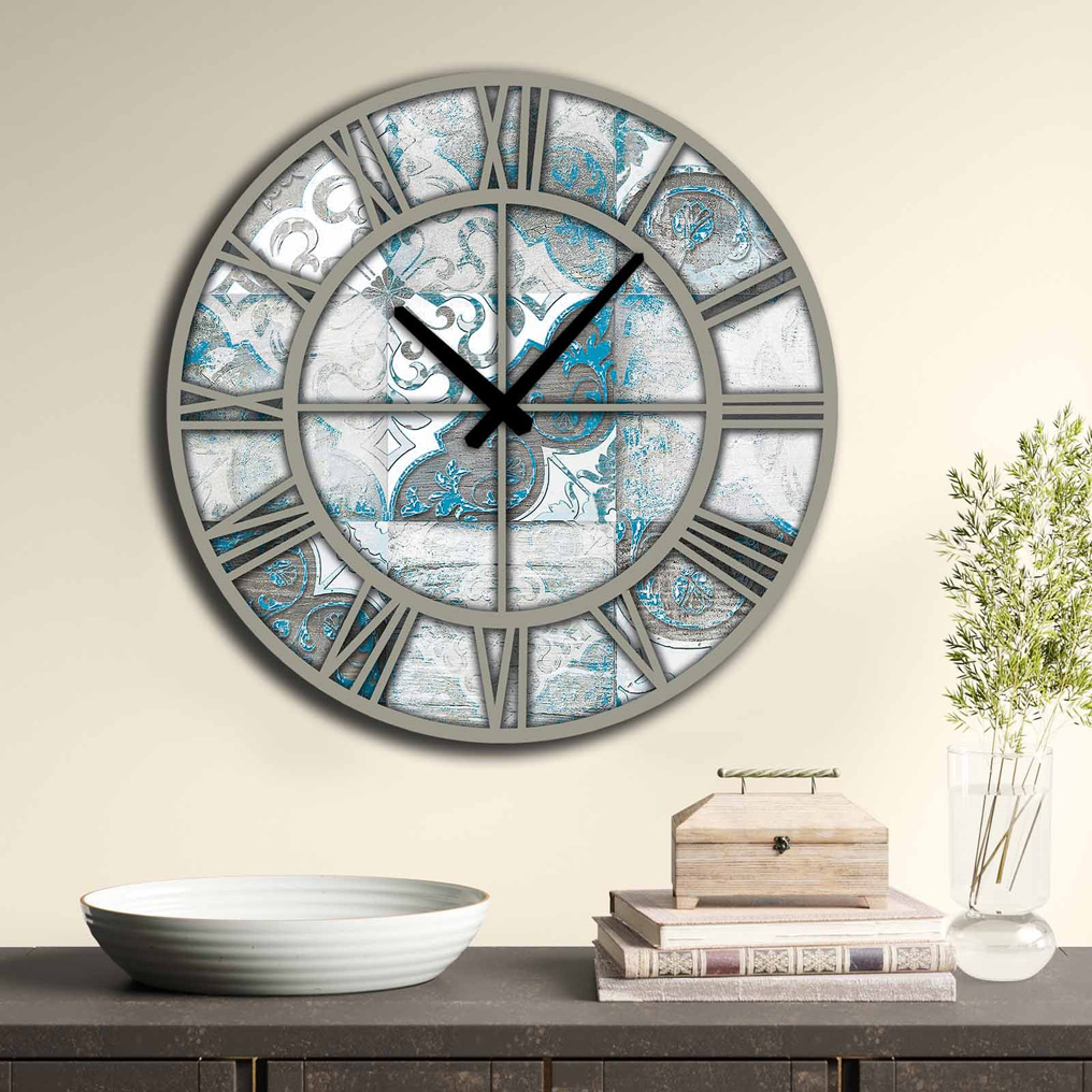 Decorative MDF Clock 5050MS-25 D: 50 cm
