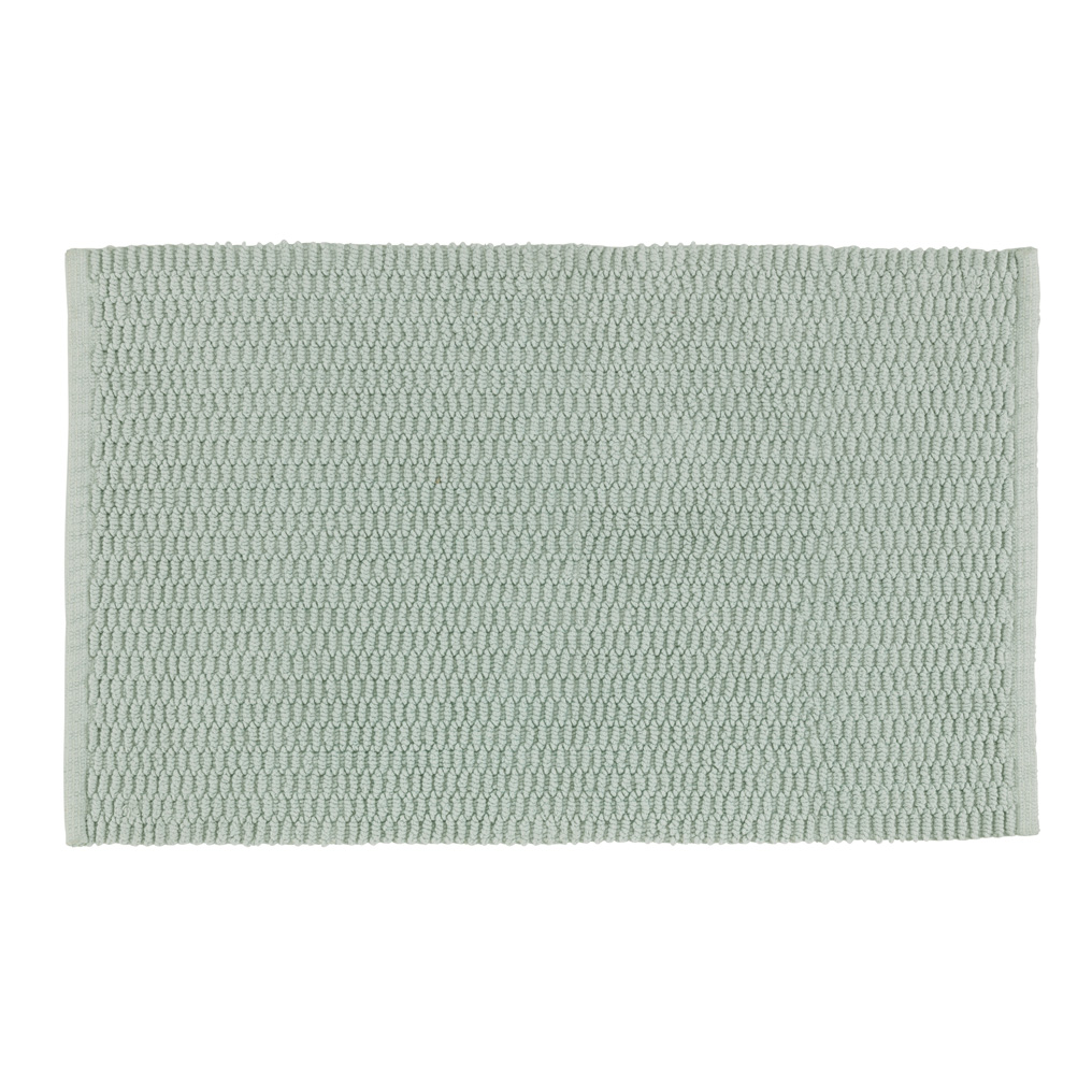 Bath mat Mona light green 100% cotton 50x80 cm 24354100