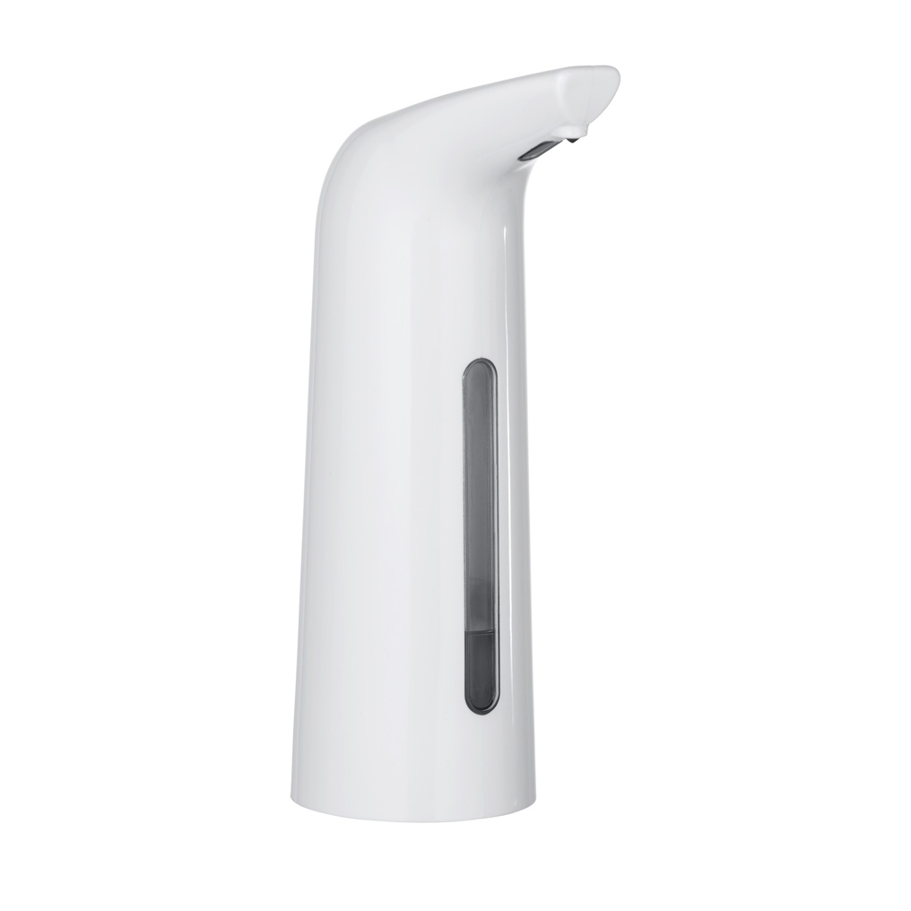 Sensor sanitizer / soap dispenser Larino white plastic 9x13x21,5 cm 400 ml 24841100