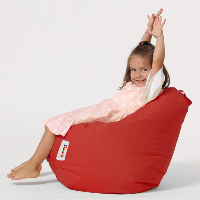 Bean bag waterproof Premium Kid Red 60x60 cm