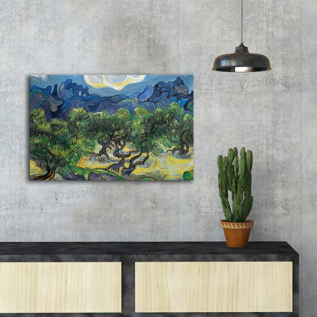 Διακοσμητικός πίνακας σε καμβά με ξύλινη κορνίζα FAMOUSART-40 45x70 εκ.
