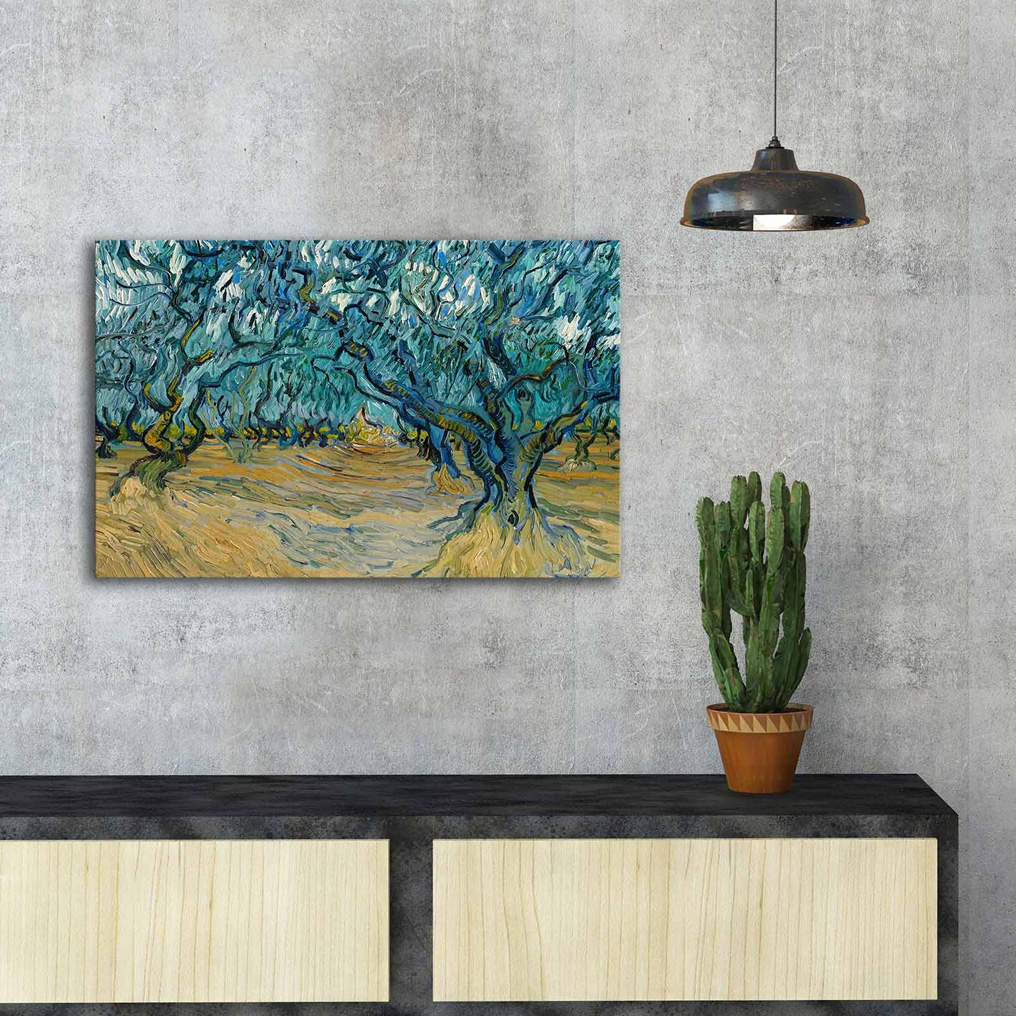 Διακοσμητικός πίνακας σε καμβά με ξύλινη κορνίζα FAMOUSART-113 45x70 εκ.