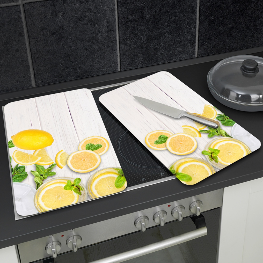 Universal glass covers Lemons 2 pcs glass 30x52 cm 2521512500