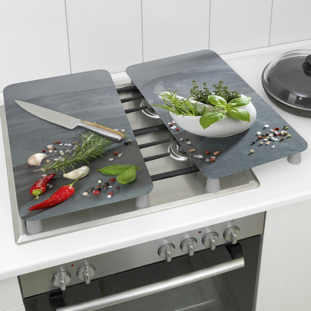 Universal glass covers Herb Kitchen 2 pcs glass 30x52 cm 2521533500