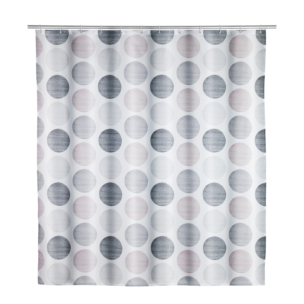 Shower curtain Pastell Dots Polyester 180x200 cm 25750100