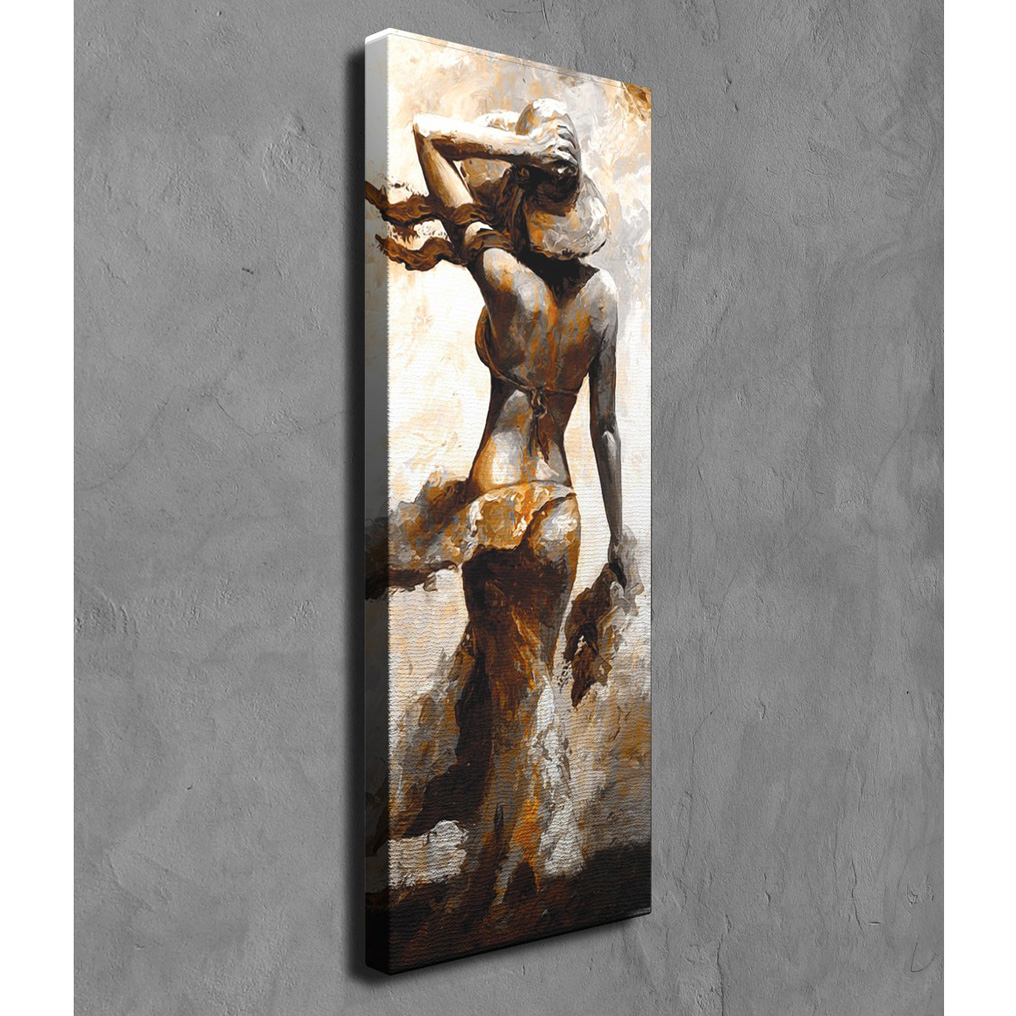 Wooden Framed Decorative Canvas Painting PC108 30x80 cm