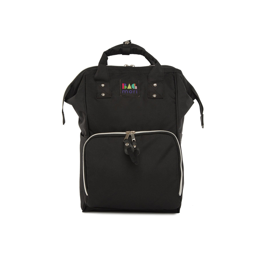 Τσάντα αλλαξιέρα πλάτης Bagmori 1270 - Μαύρο Αδιάβροχο ύφασμα 26x35x12 εκ. 307BGM2737