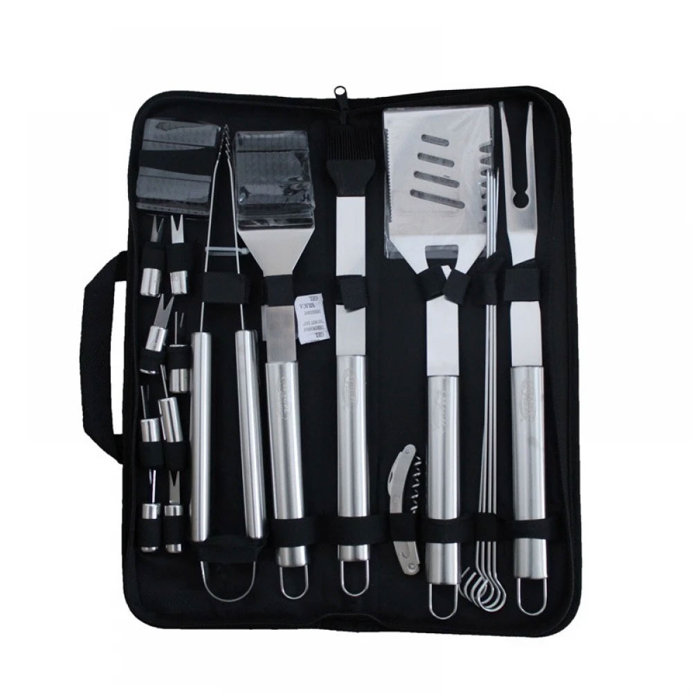 BBQ tools set 19 pcs. in black case TNS 31-950-0058