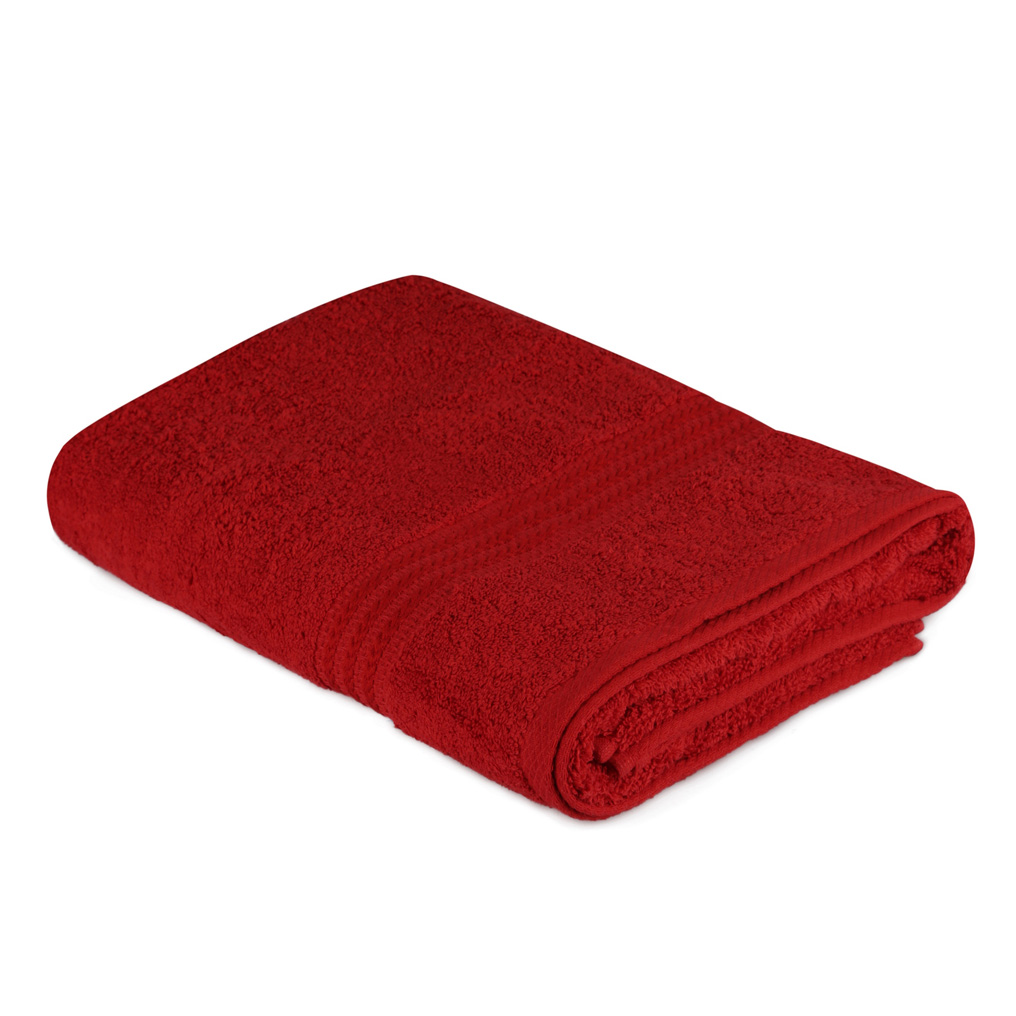 Bath towel Rainbow 100% Cotton Red 70x140 cm