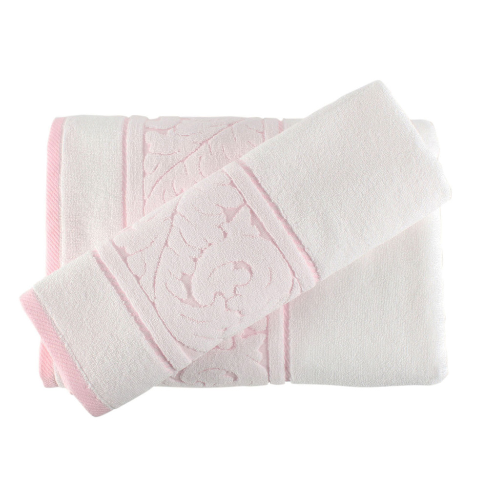 Towel set 2 pcs Sultan 100% Cotton White 50x90 / 70x140 cm