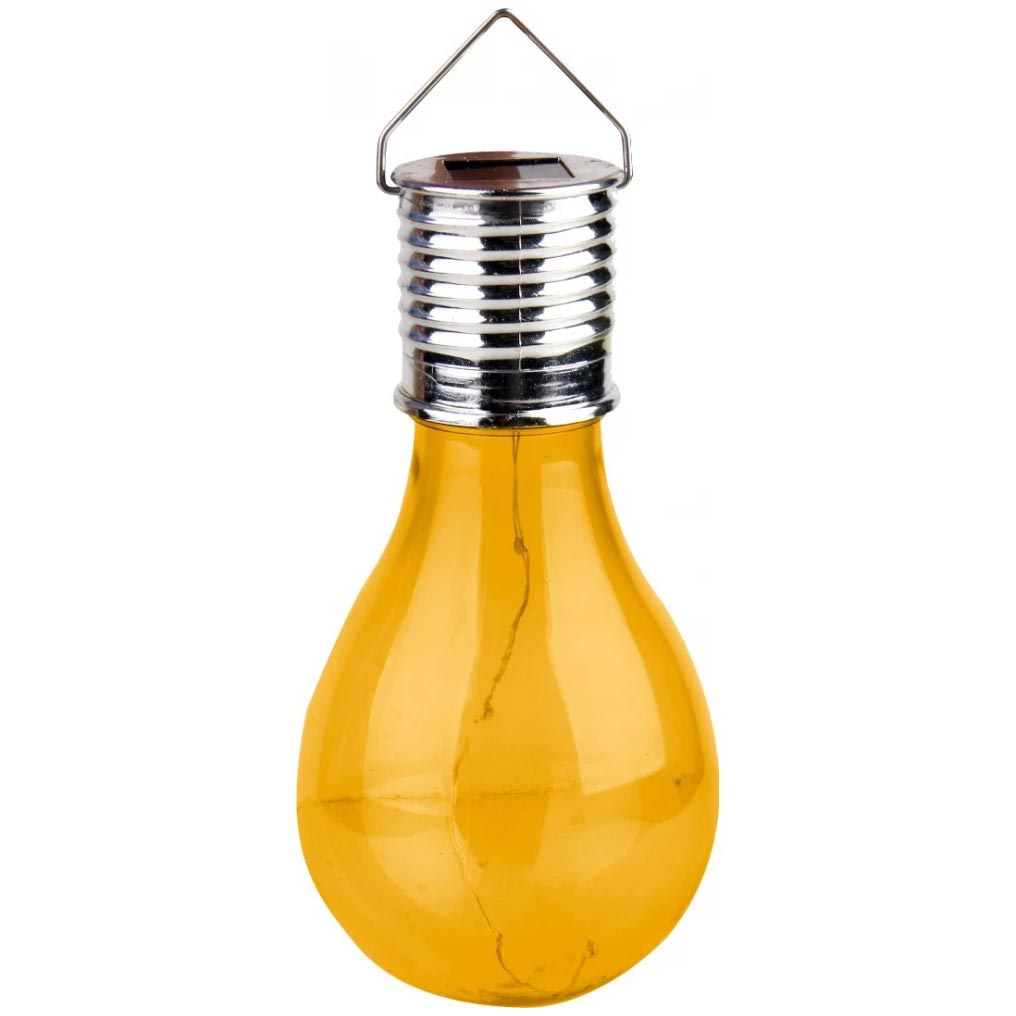 Solar lamp with 4 LEDs Yellow 7,5x16cm TNS 35-950-0707