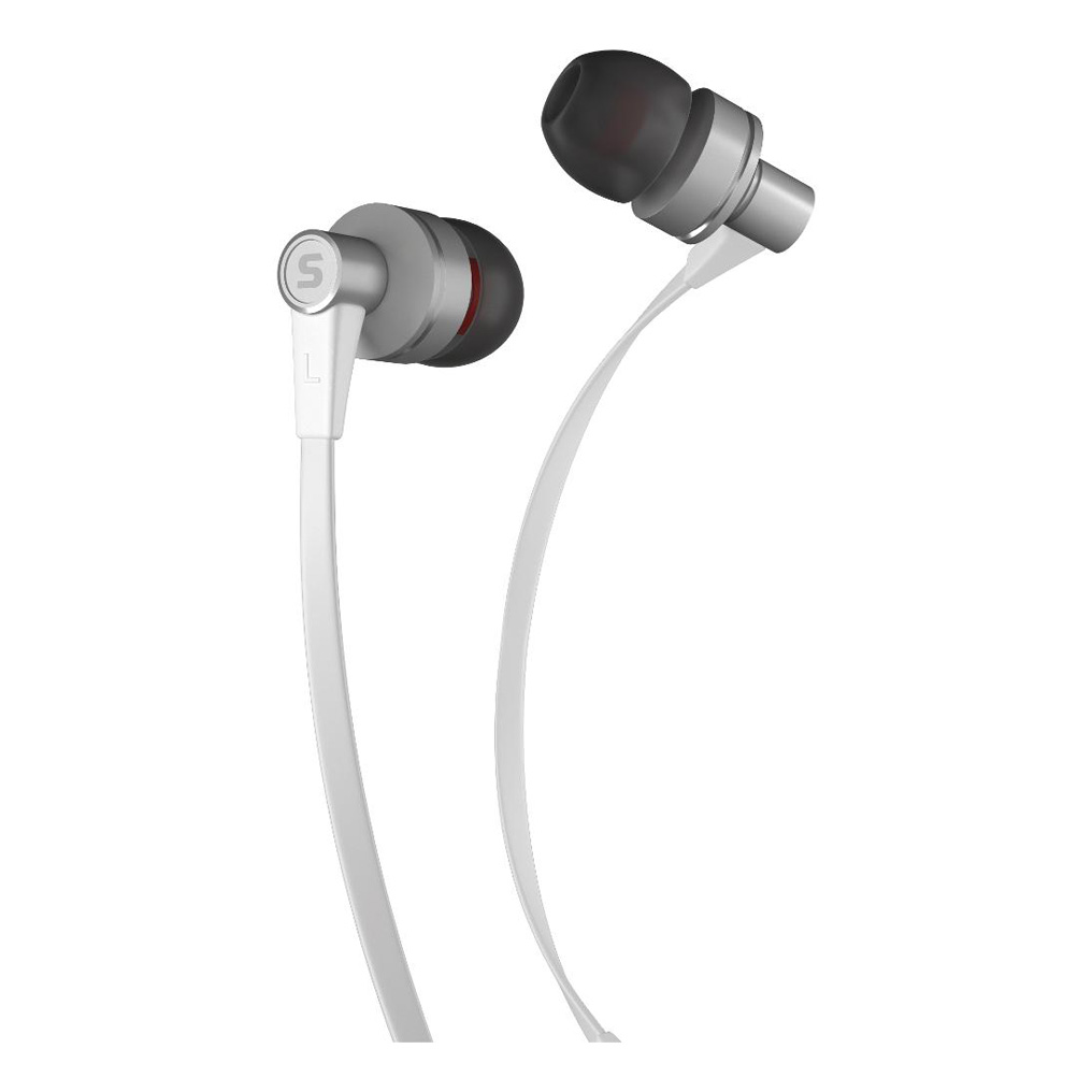 Ακουστικά με μικρόφωνο Sencor SEP 300 MIC Λευκό μεταλλιζέ