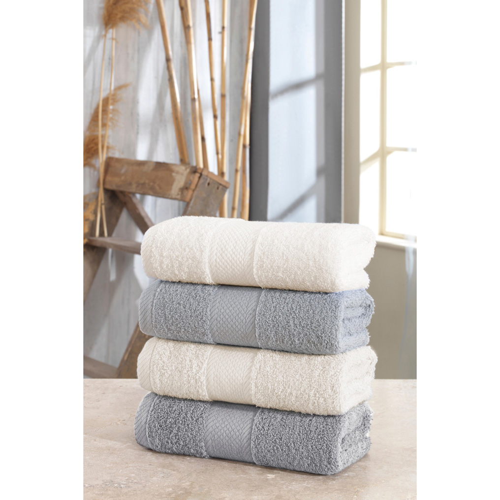 Face towel set 4 pcs Danila 100% Cotton  50x90 cm