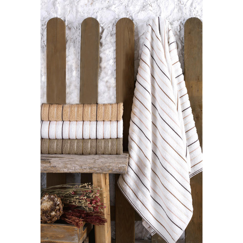 Bath towel set 3 pcs Milan 100% Cotton  70x140 cm