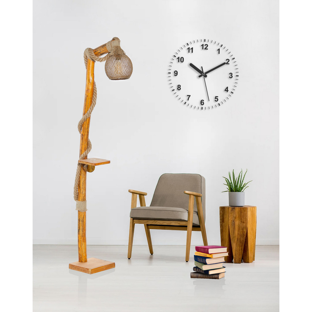 Floor lamp Wood Arbor natural 24x140 cm E27 60W 390FLH1771