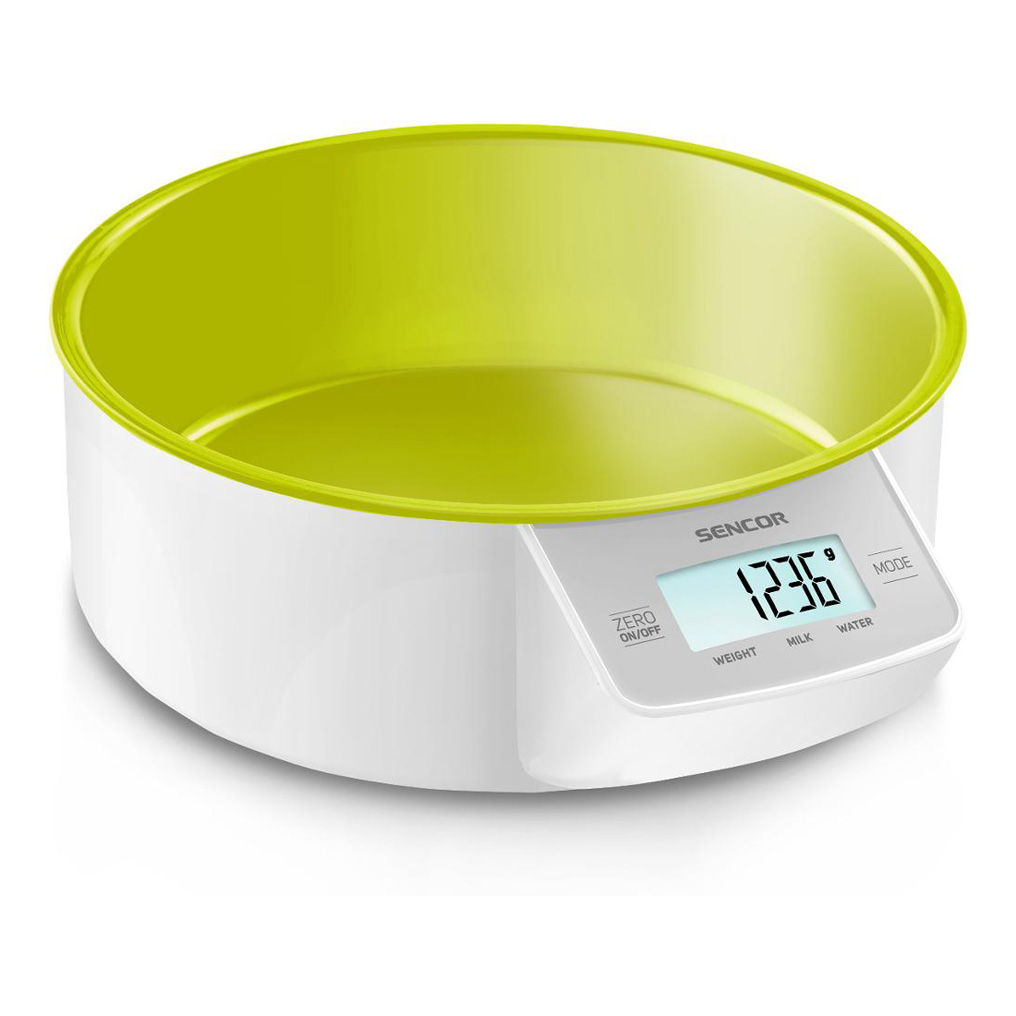Kitchen scale Sencor SKS 4004GR Green / White 1lt / 5 kg