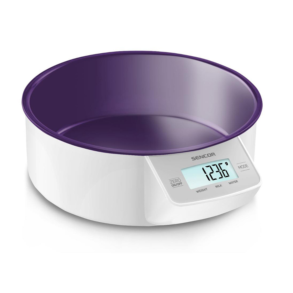 Kitchen scale Sencor SKS 4004VT Purple / White 1lt / 5 kg