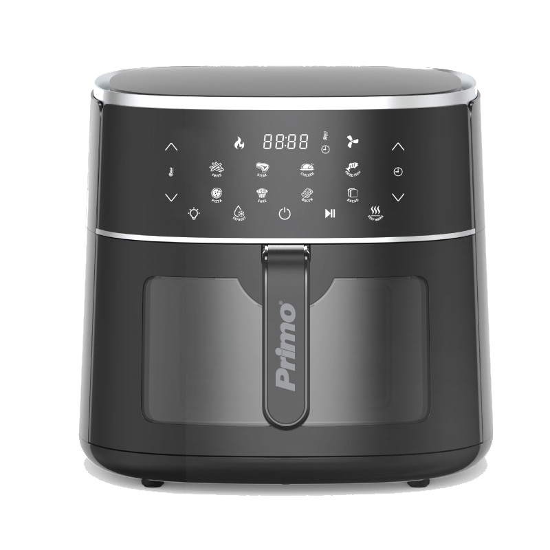 Φριτέζα αέρος PRAF-40459 Primo Digital 8L 1800W με παράθυρο Μαύρο