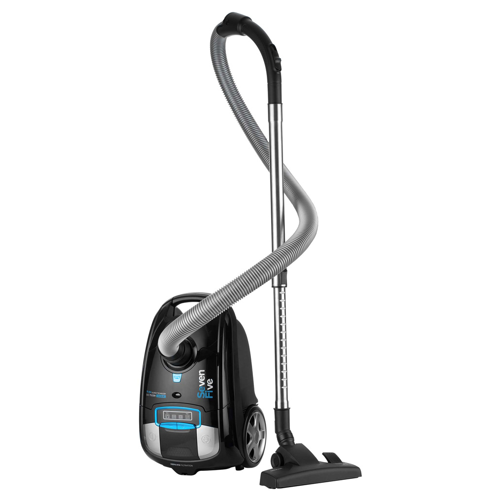 Bagged vacuum cleaner Sencor SVC 7500BK Black 1,5lt 750W Eco