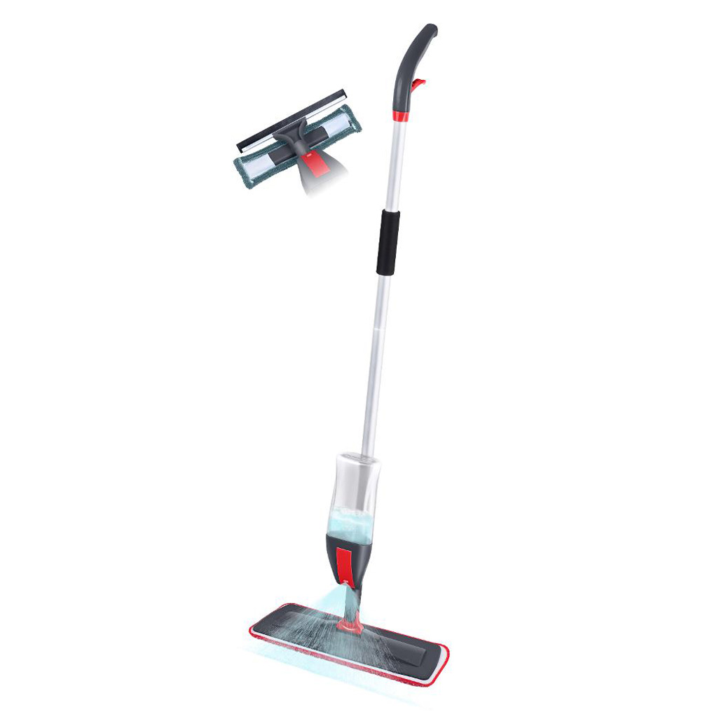 Flat mop with 600 ml spray tank  Lamart  120 cm LT8027