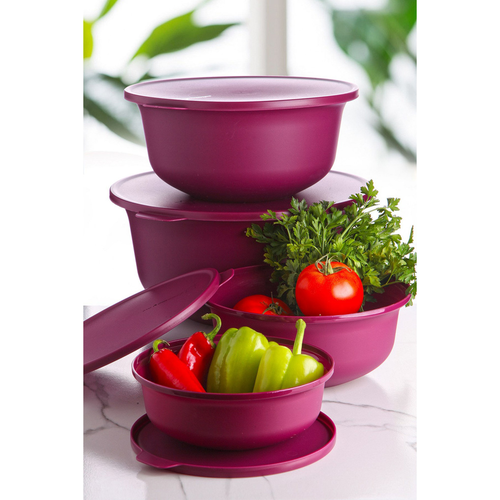 Storage Box Set Purple Polypropylene 7,5 lt / 4 lt / 2 lt / 1 lt 4 pcs 430KSV1520