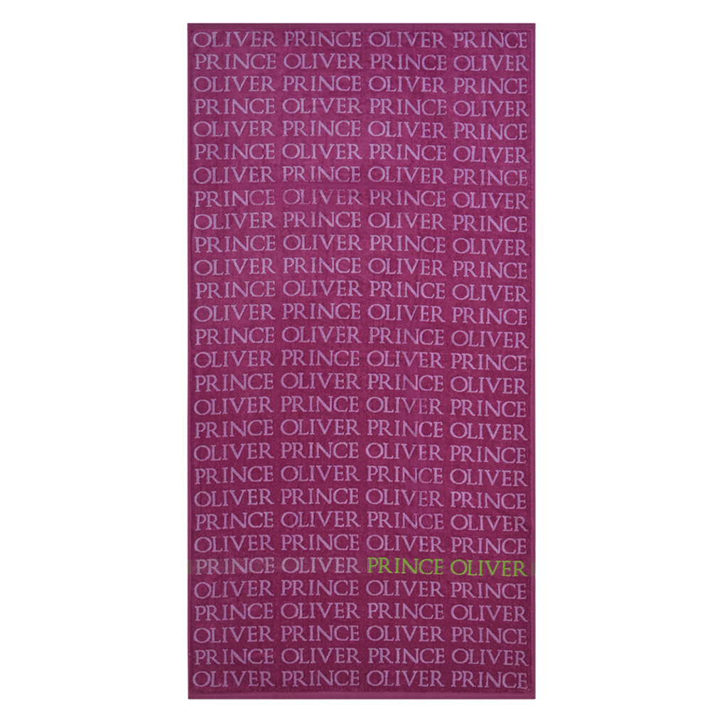 Beach towel Prince Oliver pink/light pink 100% Cotton 180x90 cm