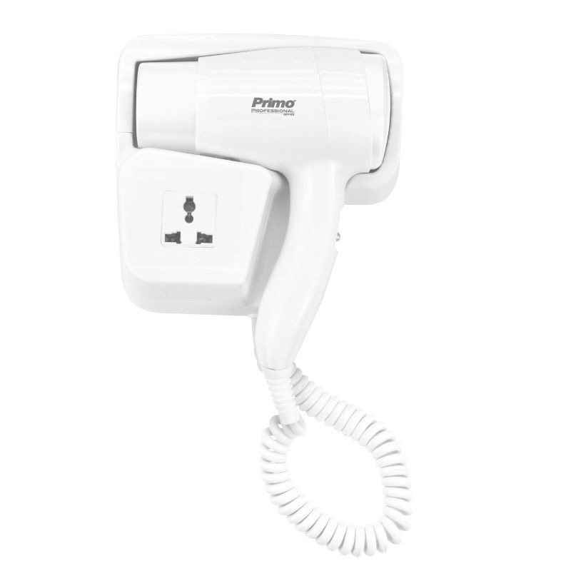 Hair dryer PRHD-50060 Primo Hotel series 1500W with extra plug White