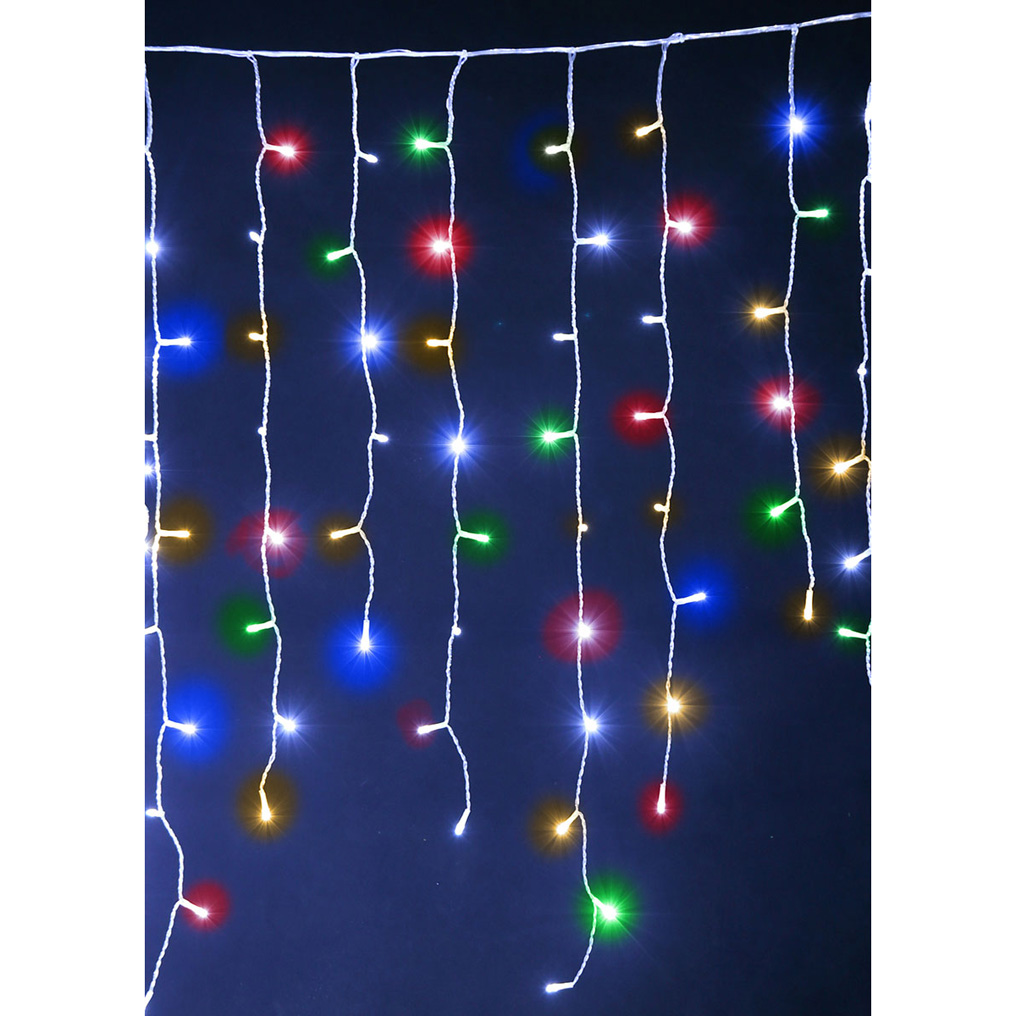 Light curtain with 120 colorful LEDs 3 m + 8 m cable