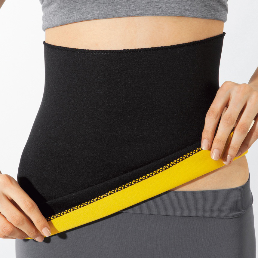 Sports sweat belt black / yellow