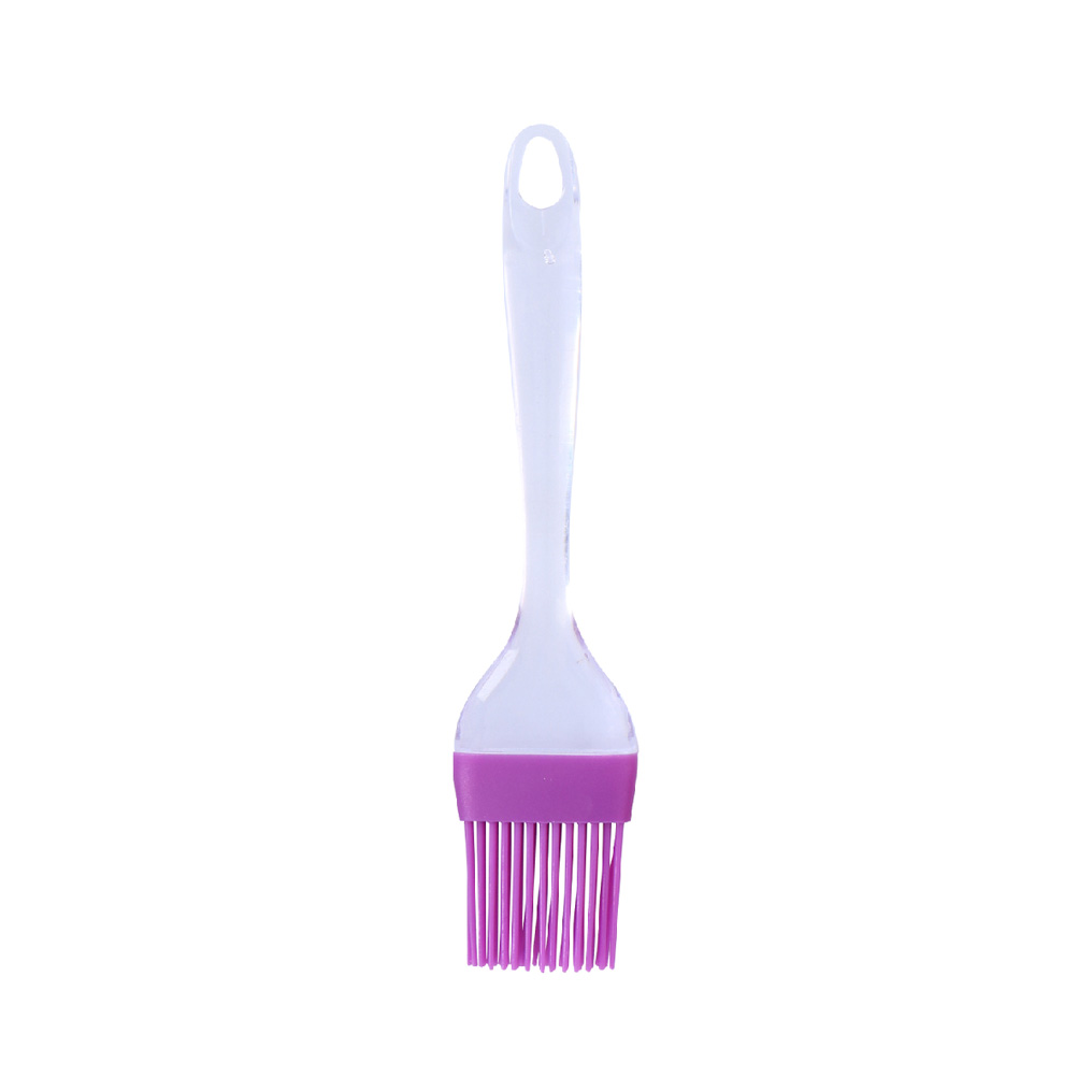 Kitchen brush transparent plastic end silicone 21,5x4,5x2 cm