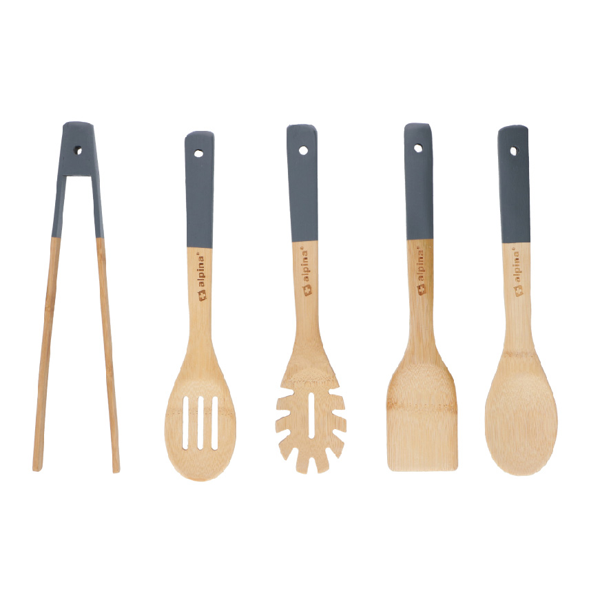 Wooden cooking tools 6x3x30 cm 5 pcs