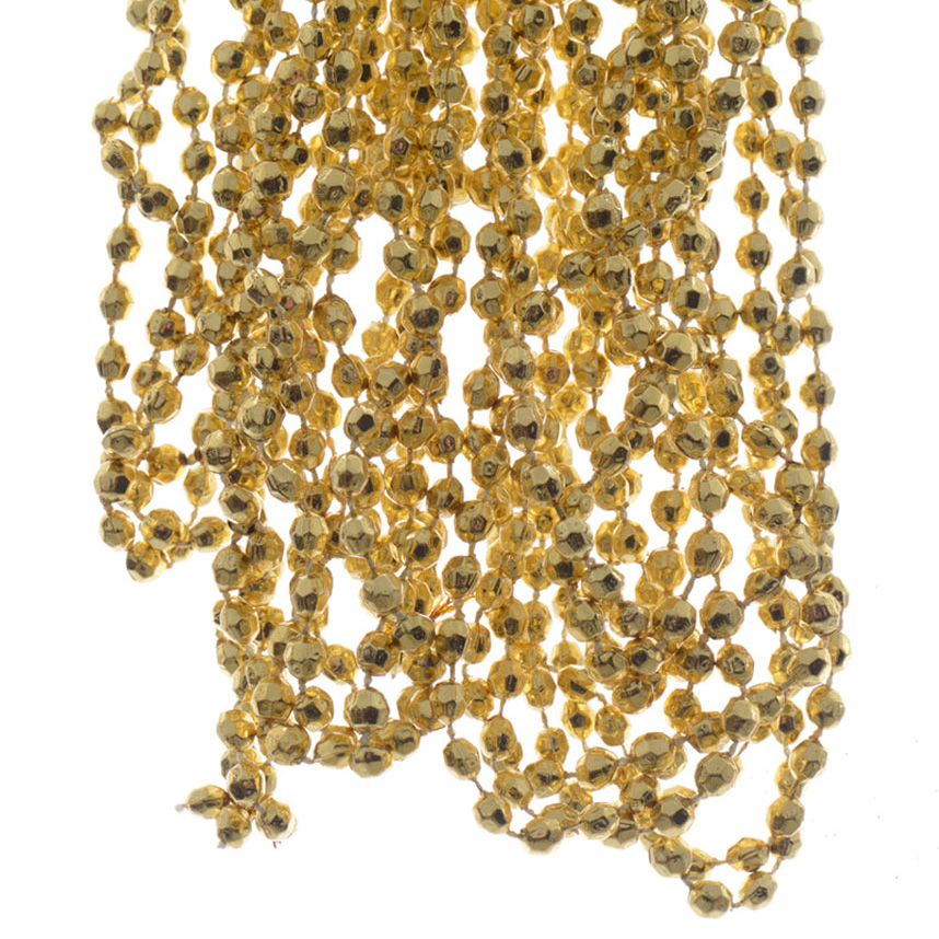 Garland with gold beads 2.7 m.