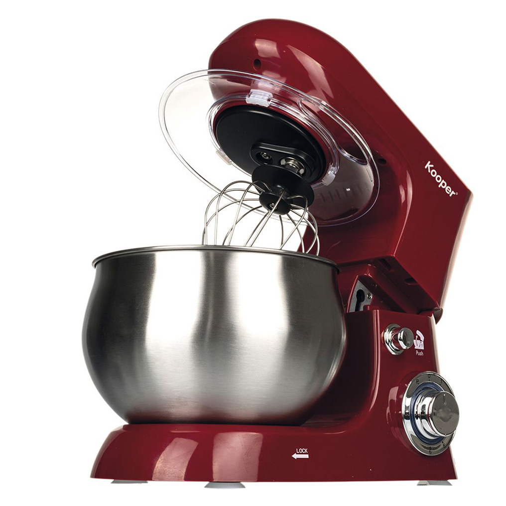 Κουζινομηχανή - Μίξερ 6 ταχυτήτων 5lt κόκκινο Kooper 1300W 5905681