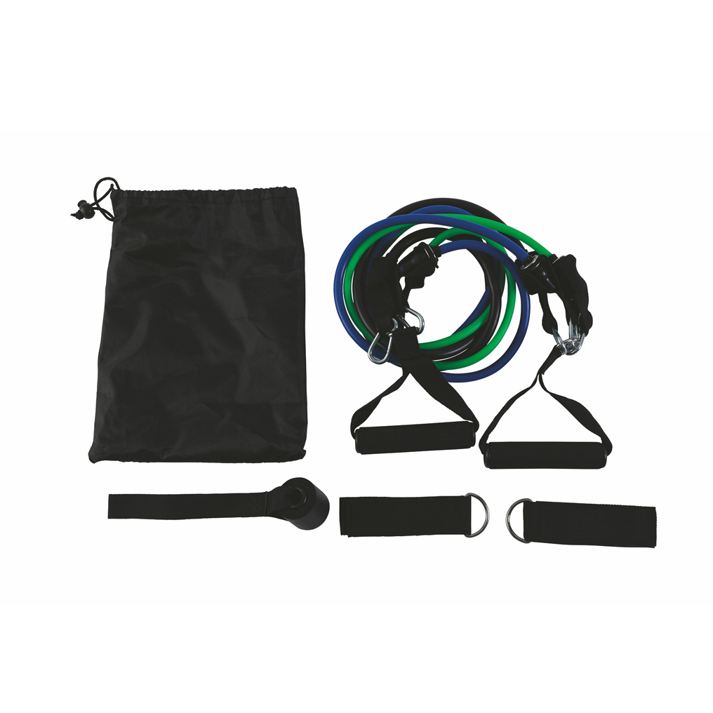 Set 3 TPR resistance bands with handles and anklets set of 3 with different intensity 5906946