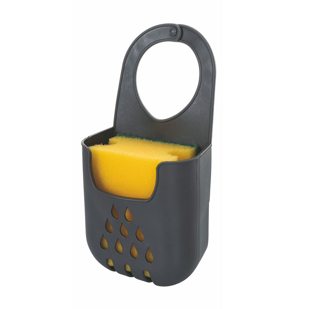 Plastic sponge holder 10x4,5x18 cm black 5910212